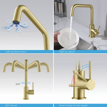 Load image into Gallery viewer, Macon Single Handle High Arc Kitchen Bar Sink Faucet – KKF2012
