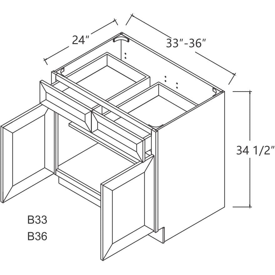 2 Door 2 Drawer