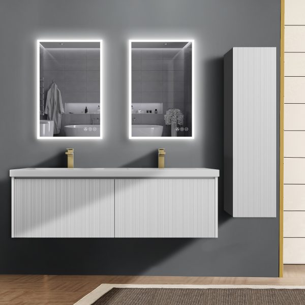 White Positano Bathroom Vanity