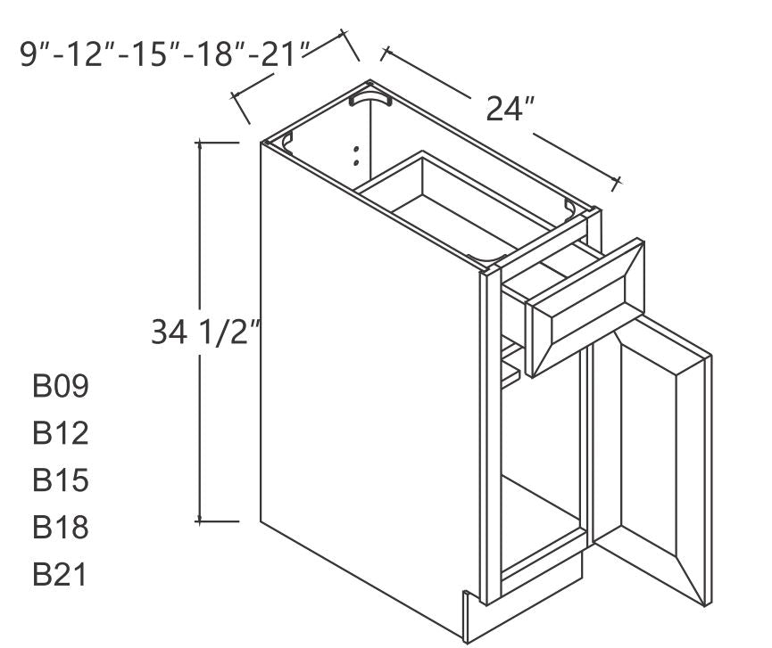 1 Door 1 Drawer