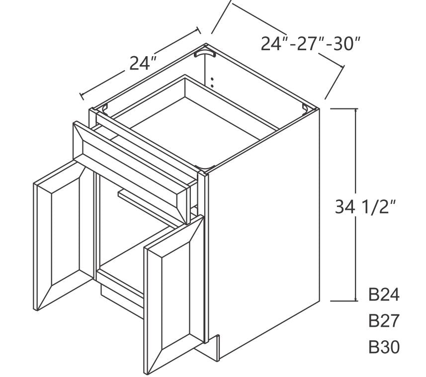 2 Door 1 Drawer